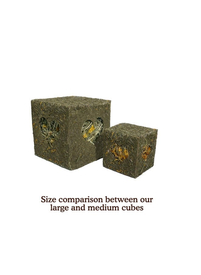 Rosewood Naturals ‘I Love Hay’ Forage Cube, Treat & Toy for Small Animals, Large - Image 2