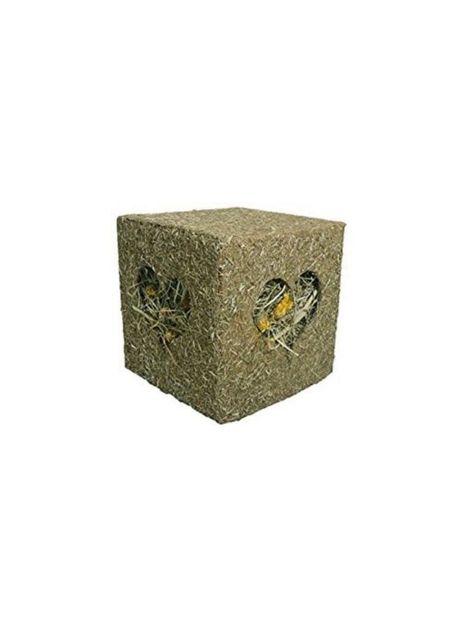 Rosewood Naturals ‘I Love Hay’ Forage Cube, Treat & Toy for Small Animals, Large - Image 1