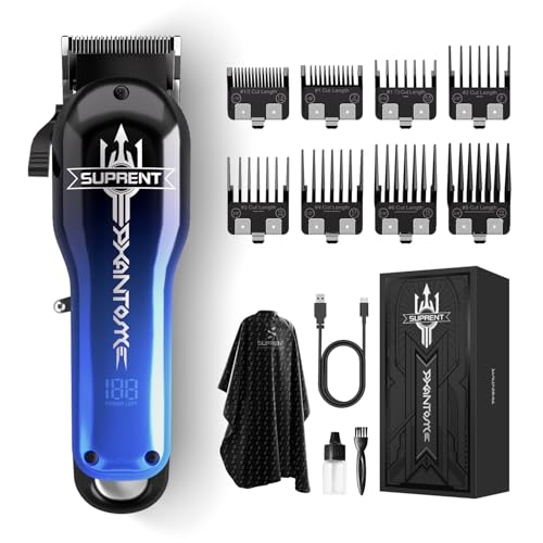 SUPRENT Hair Clippers for Men Cordless Hair Clippers Set with TypeC Rechargeable 7000 RPM Powerful Haircutting Clippers - Image 1