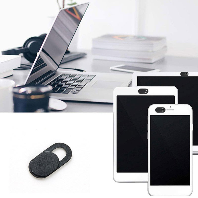 6Pcs Smartphone Webcam Cover Anti-peep Plastic Web Camera Cover for Computer Laptop Desktop PC (Black) - Image 4