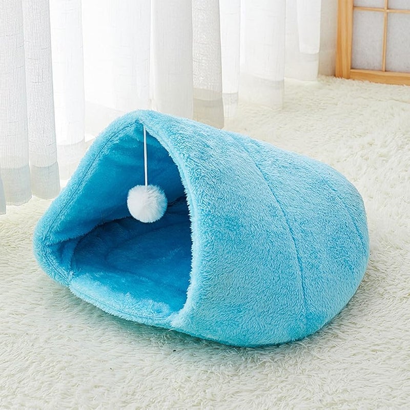 J Color Teepee Shape Pet Tent Soft Bed Washable Cave House For Small Dogs Cats - Image 5