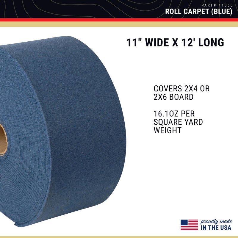 CE Smith - Trailer Roll Carpet - Boat & Trailer Accessories & Replacement Part - 11â€ x 12â€™ - Blue (11350) - Image 3