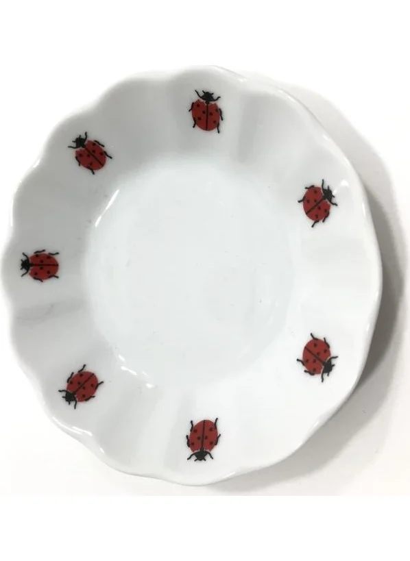 بورلاند Porcelain 6-Piece 127912 Ladybug Tea Plate