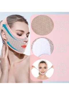BONITO Reusable Face Slimming Strap, V Line Face Slimming Belt Lifting Chin Belt, Beauty Face Sculpting Sleep Mask  - Image 2