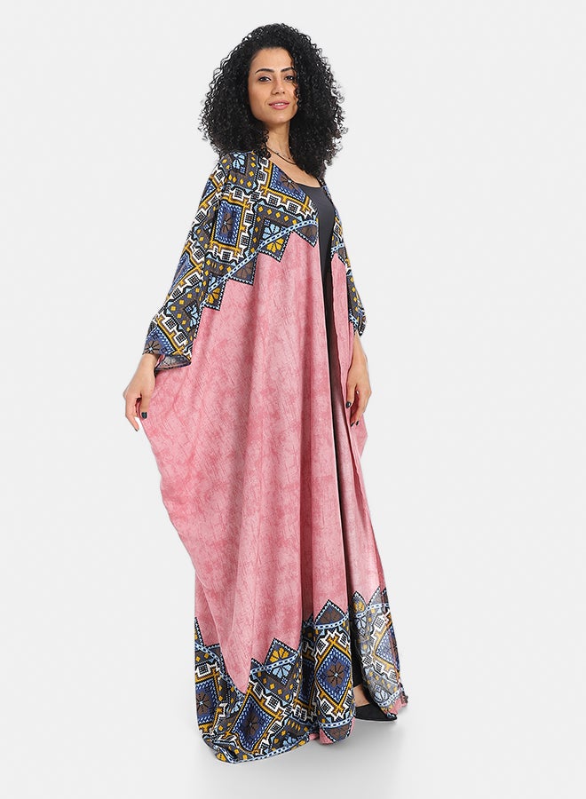 Red Circle cardigan women's triangles - Image 2