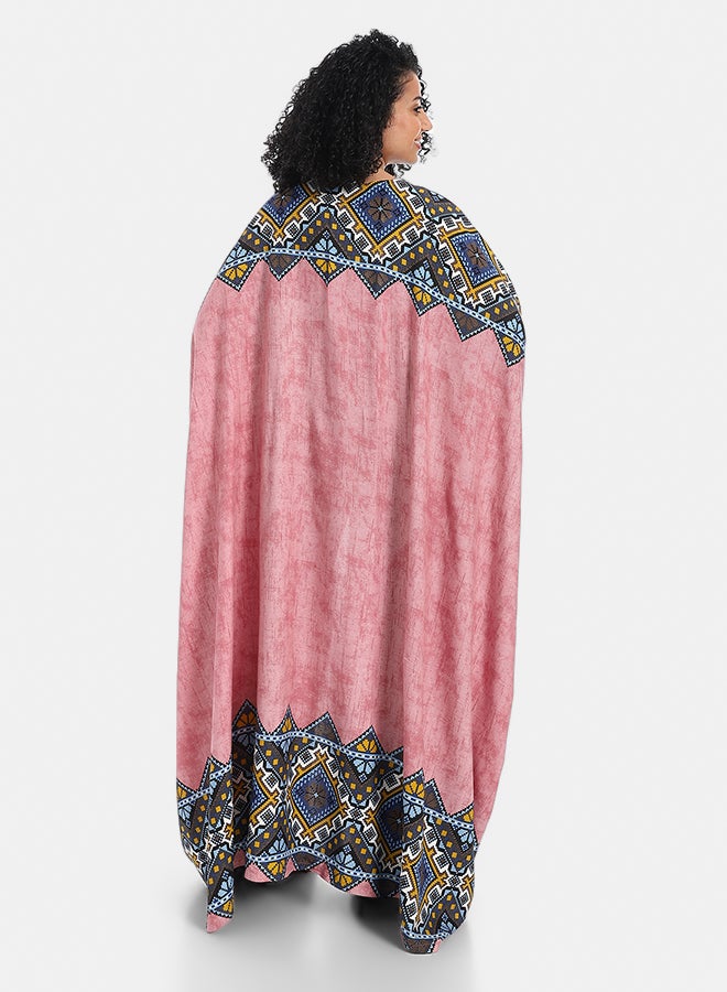 Red Circle cardigan women's triangles - Image 3