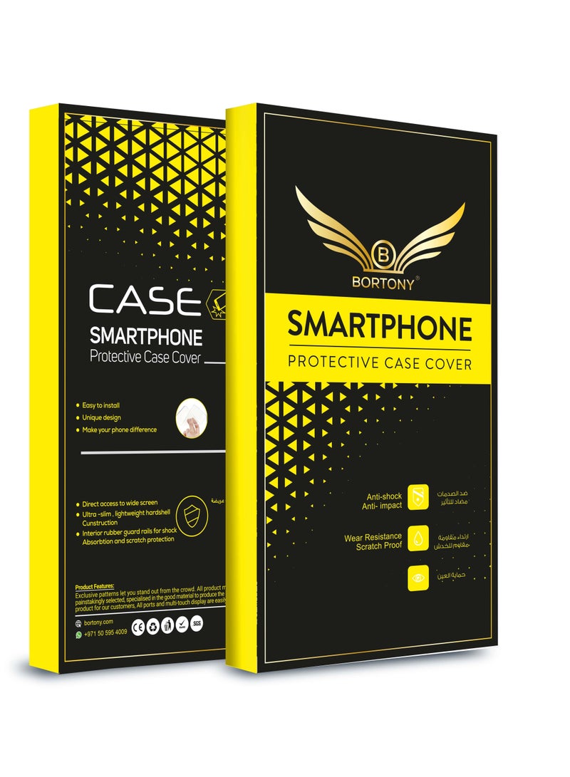 BORTONY Protective Case Cover With Finger Grip Stand For Samsung Galaxy A03S - Image 4