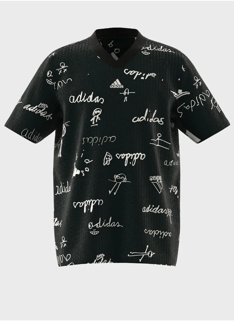 adidas تيشيرت Youth Brand Love
