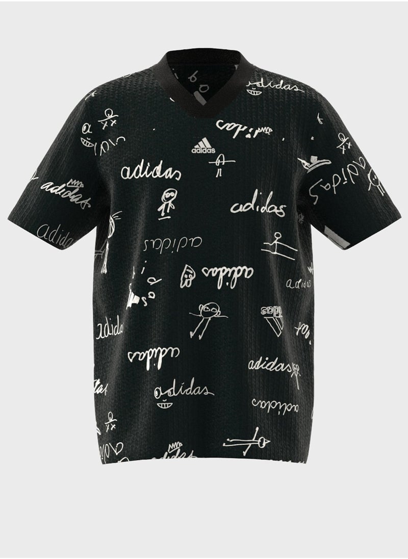 Adidas - Youth Brand Love T-Shirt - Image 1