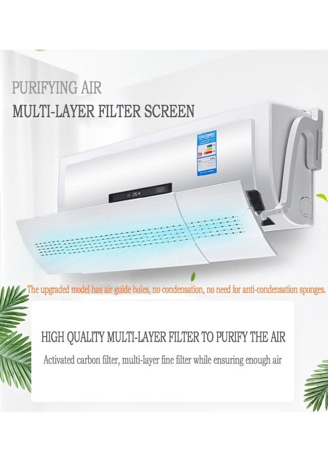 Arabest Air Conditioner Wind Deflector Cold Air Direct Blowing Wind Shield Wind Deflector Air Outlet Cold Air Baffle  - Image 3