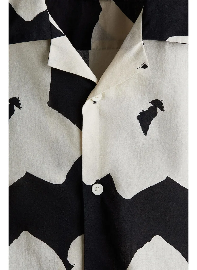 H&M Regular Fit Cotton resort shirt