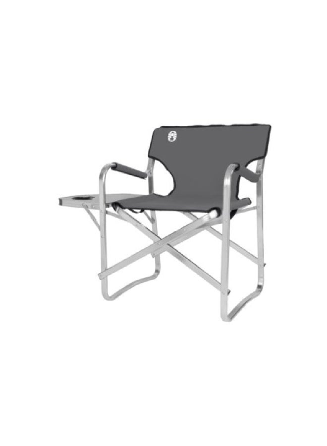 كولمان كرسي المخرج القابل للطي شديد التحمل مع طاولة فضي ورمادي 31.1 × 22.05 × 5.12 بوصة 2000038341