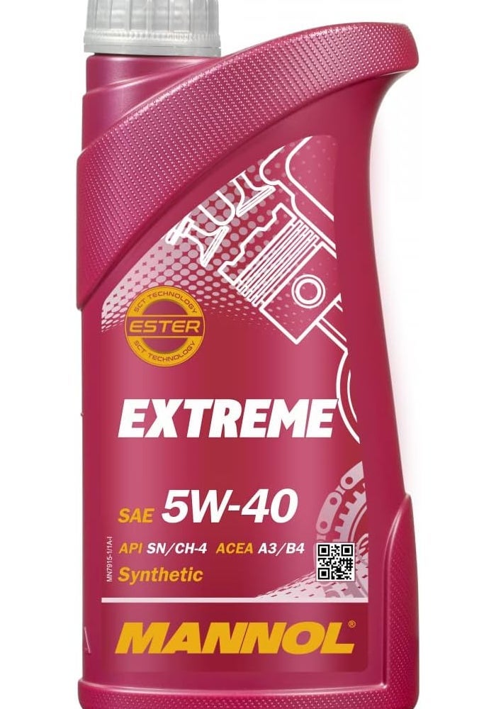 HTE - Mannol Germany Synthetic Engine Oil with Esters (7915 EXTREME 5W-40 1 LTR)