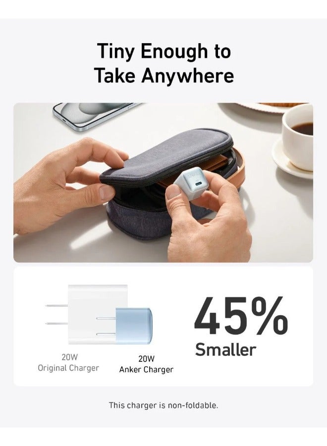 Anker Mobiles & Tablets Mobile Accessories Chargers & Adapters Anker 511 Nano Pro USB-C Wall Charger, 20 Watt - A2637636-F , A2637 - Image 4