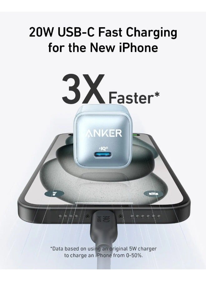 Anker Mobiles & Tablets Mobile Accessories Chargers & Adapters Anker 511 Nano Pro USB-C Wall Charger, 20 Watt - A2637636-F , A2637 - Image 2