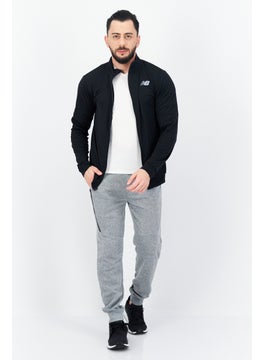 New Balance Men Sportswear Fit High Neck Long Sleeves Running Sweatshirt, Black  - Image 2