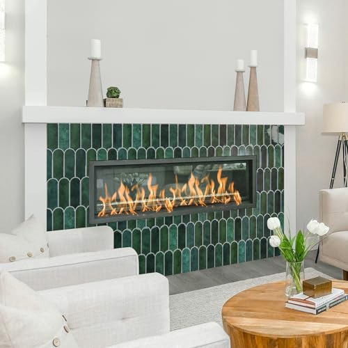 Art3d 12 x 12 Inch Heavy-Duty Peel and Stick Backsplash, Self-adhesive Wall Tiles for Kitchen Bathroom Decor, 10-Pack Dark Green - Image 3