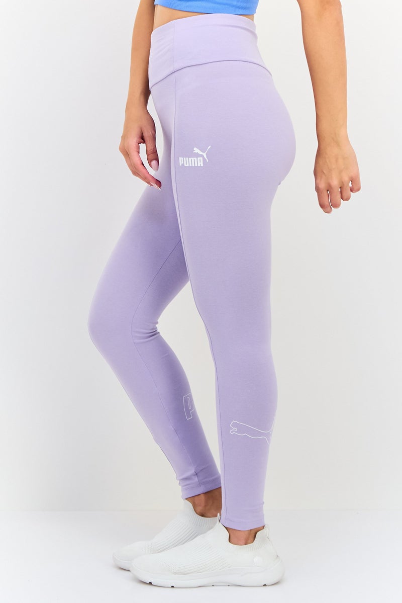 PUMA Women Sportswear Fit Training Leggings, Violet - Image 2