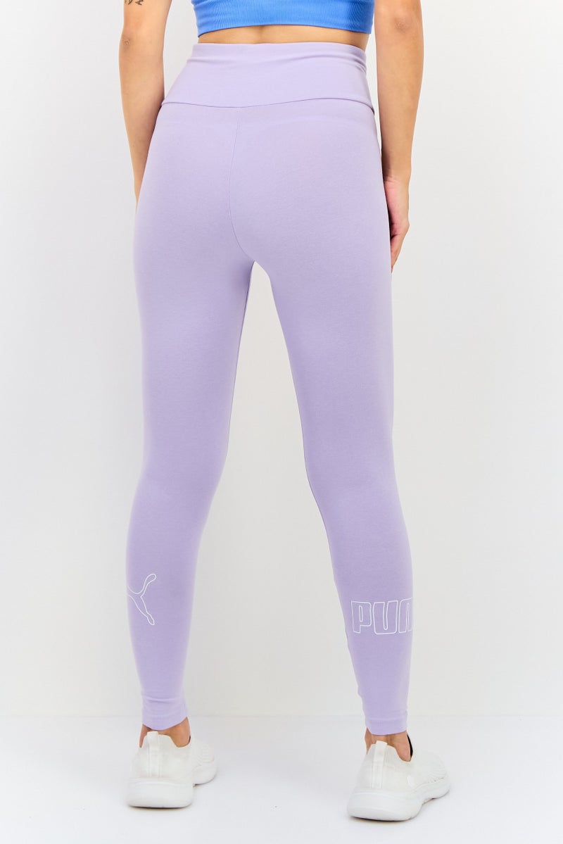 PUMA Women Sportswear Fit Training Leggings, Violet - Image 3