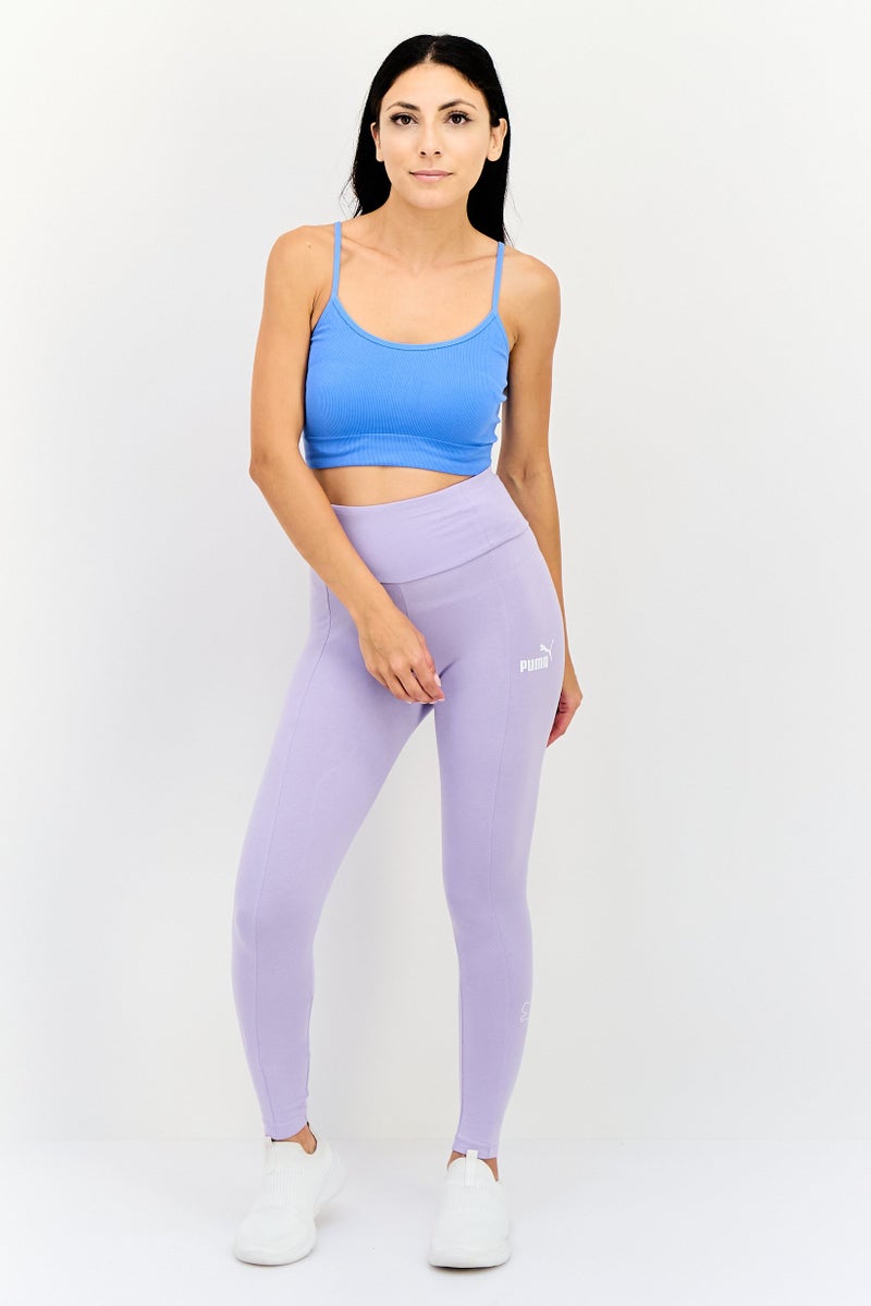 PUMA Women Sportswear Fit Training Leggings, Violet - Image 4