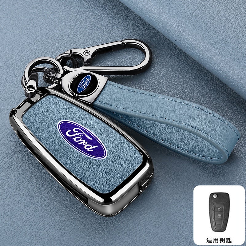 Ford Focus Car Key Cover - Universal Zinc Alloy Case for All Models - Image 1