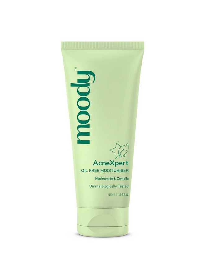  مودي مرطب Acnexpert الخالي من الزيوت بالشاي الأخضر والسكوالين | يقلل من العيوب والزيوت الزائدة وعلامات حب الشباب للحصول على بشرة مشرقة وموحدة اللون | مرطب غير دهني وخفيف الوزن لجميع أنواع البشرة، 50 مل - Image 1