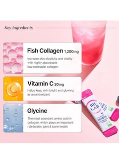 BB LAB Goodnight, Low Molecular Collagen, Berry, 30 Sticks, 2 g Each  - Image 5