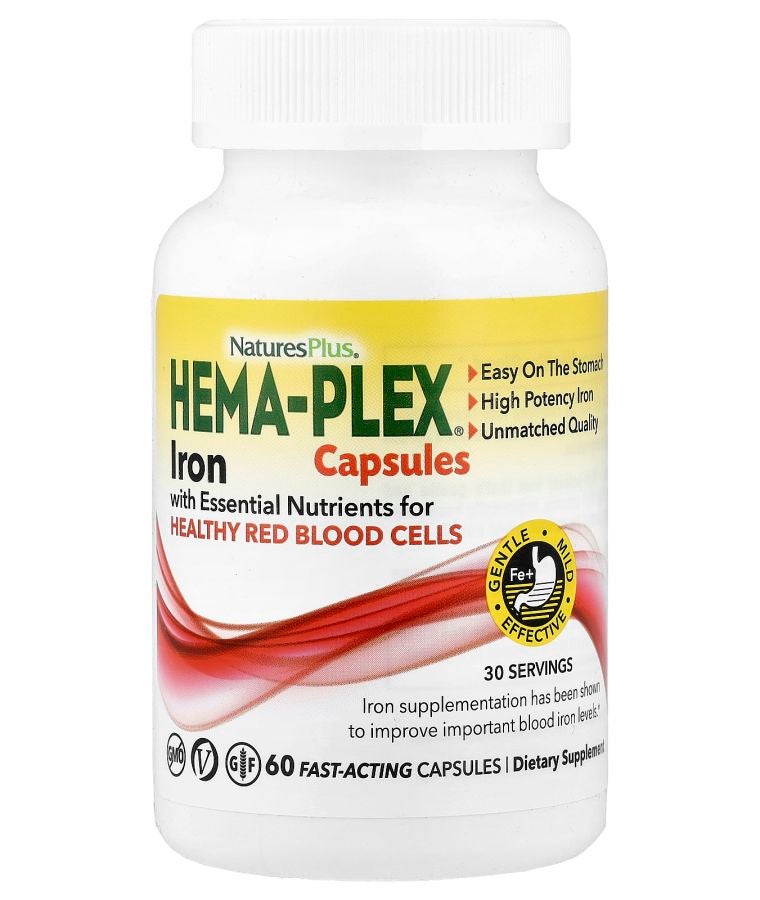 Hema-Plex® Iron 60 Fast-Acting Capsules