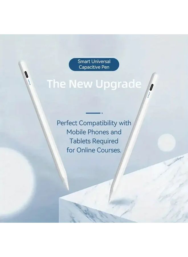 Universal Intelligent Touch Pen Rechargeable 13 Minutes Fast Charging Compatible iOS Android Tablets Smartphones - Image 1