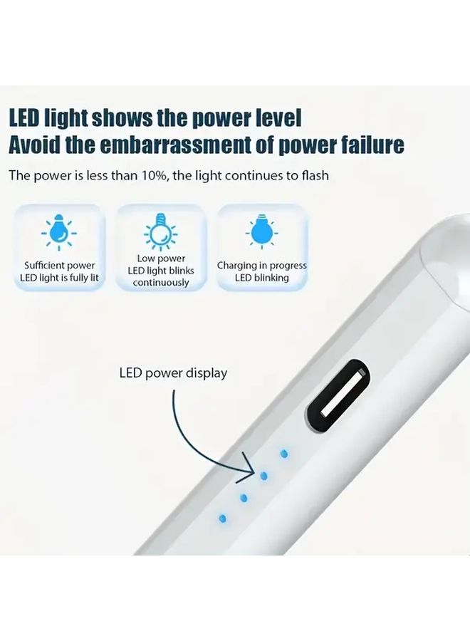 Universal Intelligent Touch Pen Rechargeable 13 Minutes Fast Charging Compatible iOS Android Tablets Smartphones - Image 5