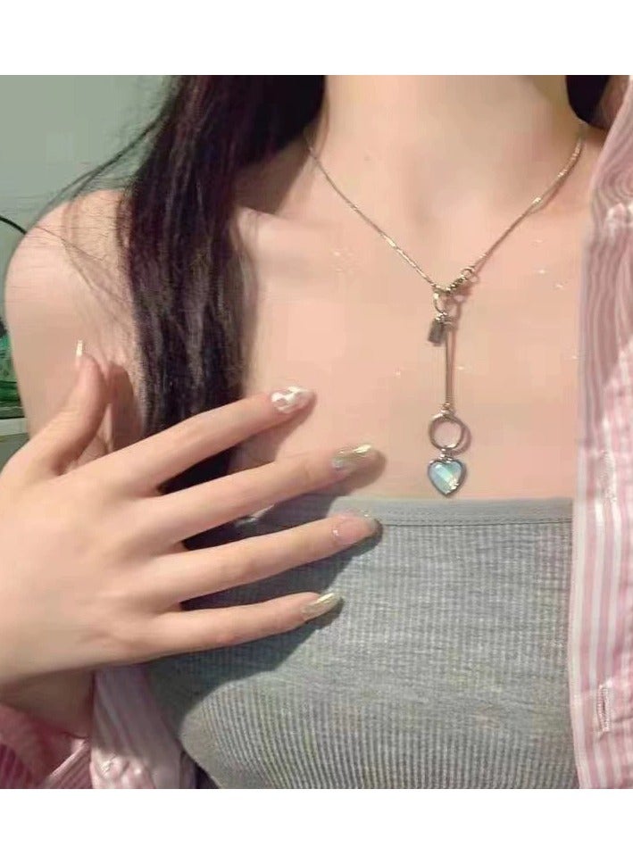 Goolsky قلادة يومية بسيطة - تصميم مصقول بسيط، ارتداء منفرد/مستوي، للعمل/مواعيد القهوة/المهام، موضة بسيطة - Image 3