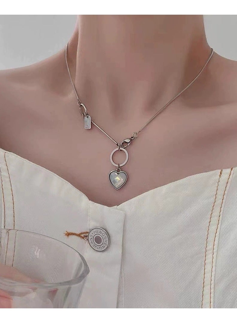 Goolsky قلادة يومية بسيطة - تصميم مصقول بسيط، ارتداء منفرد/مستوي، للعمل/مواعيد القهوة/المهام، موضة بسيطة - Image 2