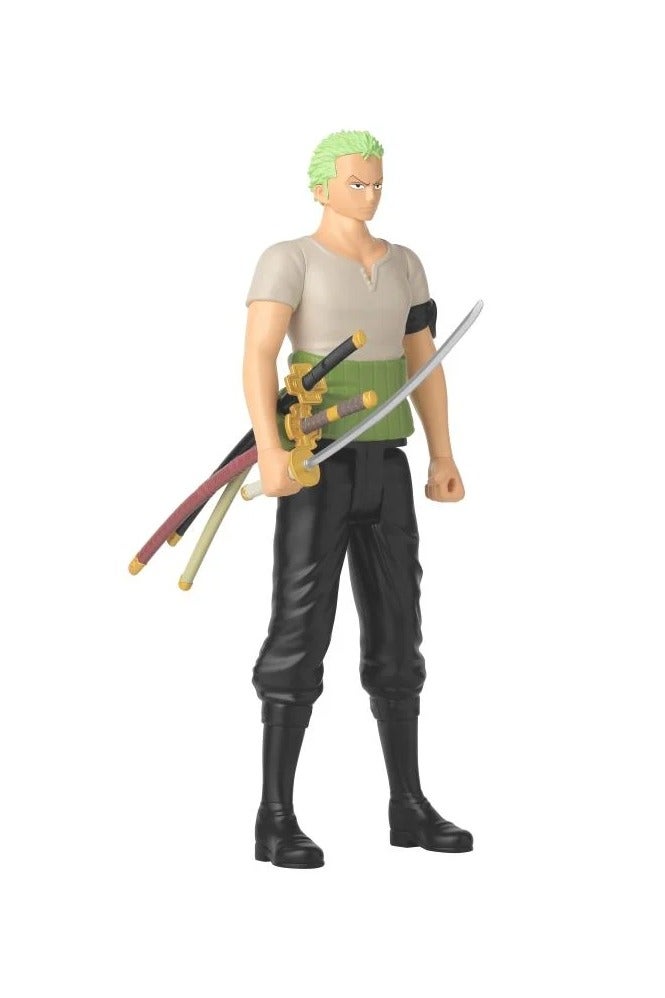 Bandai Anime Heroes One Piece Mega Roronoa Zoro with Accessories | Collectible Action Figure | Display Figure | Perfect Gift for Collectors, Manga & Anime Lovers! - Image 2
