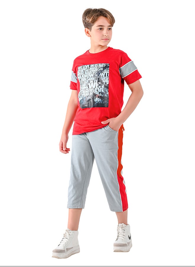 JOCKEY Kids Boys Set Two Pieces Top & Shorts  - Image 1