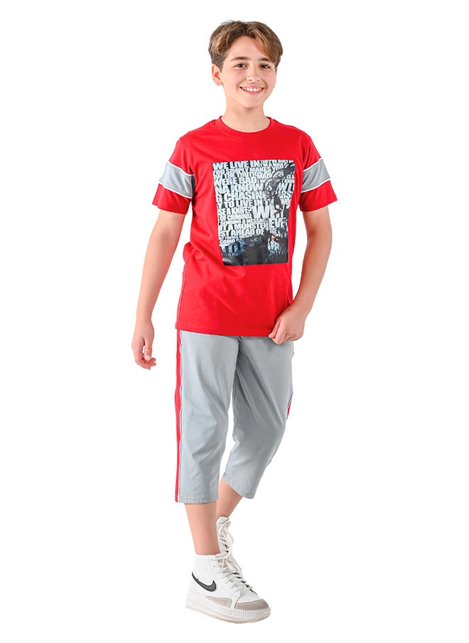 JOCKEY Kids Boys Set Two Pieces Top & Shorts  - Image 3