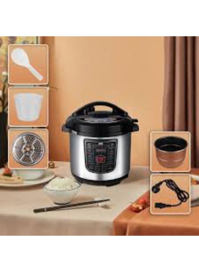 Star 10L Multifunction Electric Pressure Cooker | High Capacity with 12 Cooking Functions for Fast & Efficient Meals - Image 2