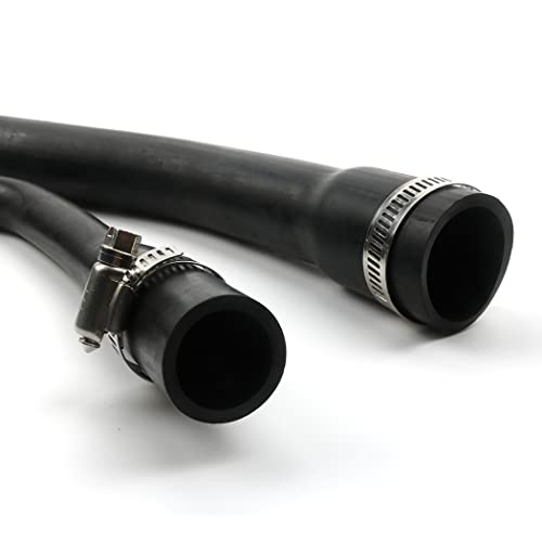 Jetuplusllc Fits for Jeep Cherokee XJ 1997 to 2001 Fuel Fill and Vent Hose kit New W SS Clamps 52100132AB 52100131AD - Image 4