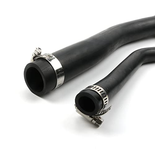 Jetuplusllc Fits for Jeep Cherokee XJ 1997 to 2001 Fuel Fill and Vent Hose kit New W SS Clamps 52100132AB 52100131AD - Image 2