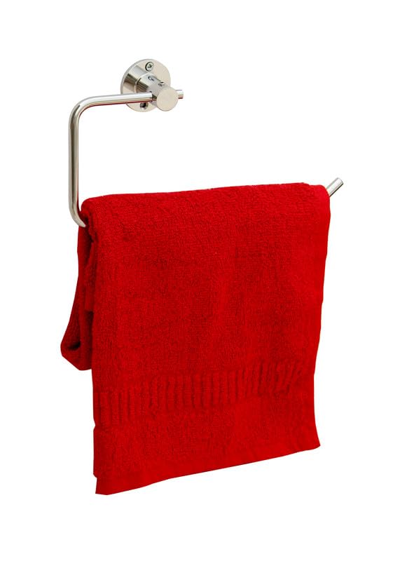 STONE STONE Stainless Steel Towel Ring for Bathroom/Wash Basin/Napkin-Towel Hanger/Bathroom Accessories with Chrome Finish (Cut Shape) - Image 1