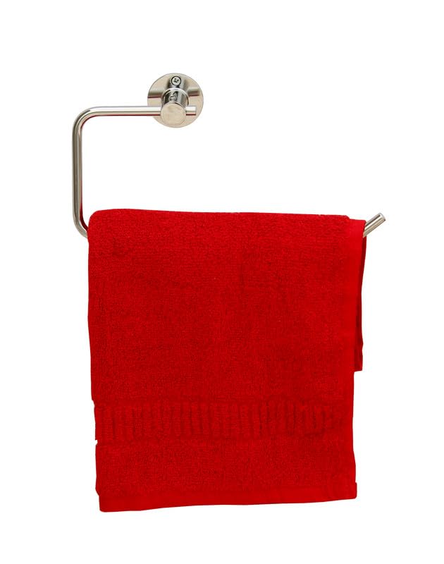 STONE STONE Stainless Steel Towel Ring for Bathroom/Wash Basin/Napkin-Towel Hanger/Bathroom Accessories with Chrome Finish (Cut Shape) - Image 5