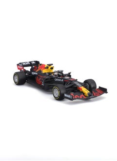 Bburago Bburago 1:43 Scale Red Bull Racing RB16B Model - Includes Driver Helmet, Acrylic Case  - Image 1