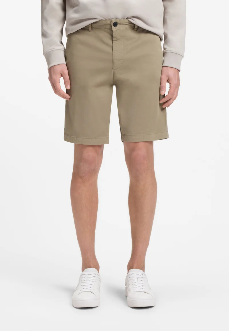 BOSS Slim-fit shorts in stretch-cotton twill