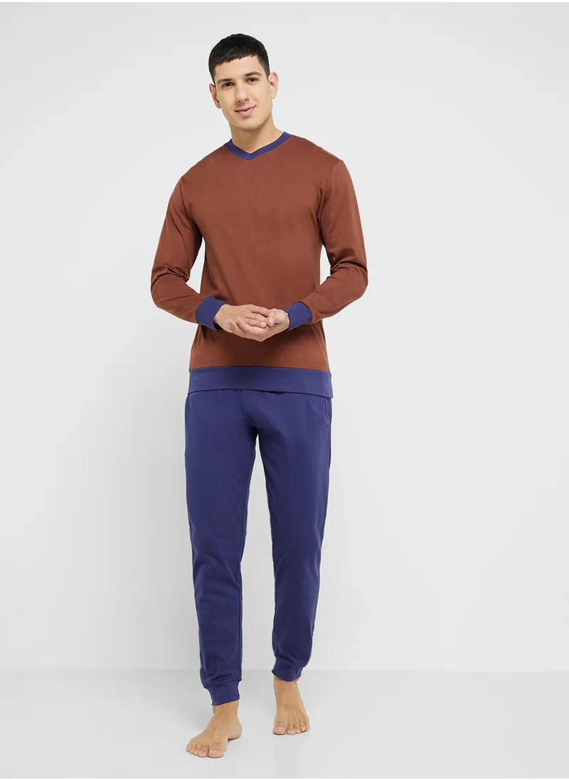 Robert Wood Nightwear T-Shirt & Joggers Sets