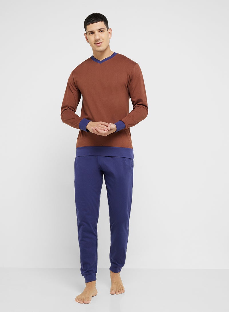 Robert Wood Nightwear T-Shirt & Joggers Sets  - Image 5