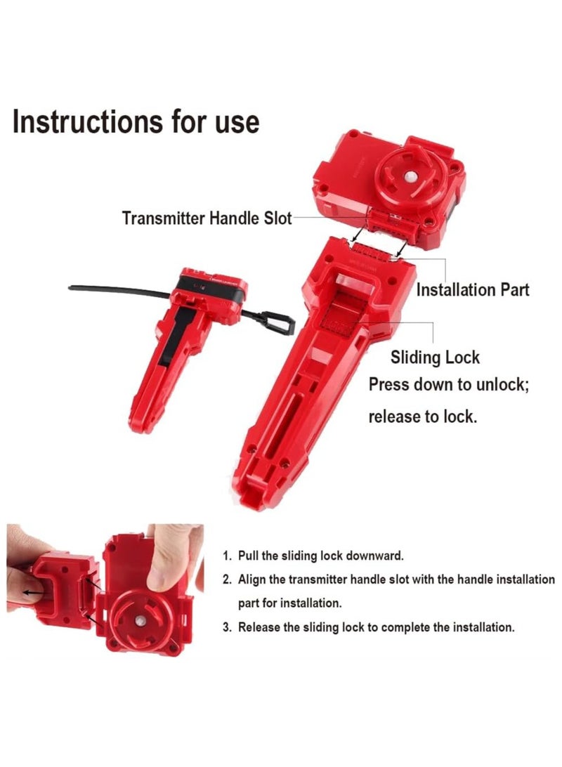BeyBlade Bey Battling Top Burst Gyros Toy Set Toy Gift for Children Boys Ages 6 8 10 12+ Combat Battling Game 12 Burst Spinning Tops 3 Two Way Launchers Grip Starter - Image 4