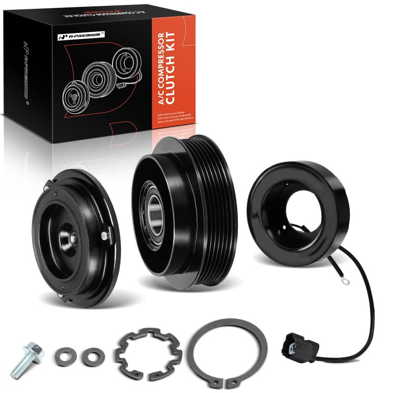 APremium Air Conditioner AC Compressor Clutch Kit Compatible with Honda Accord 19982002 Acura CL 19971999 30L