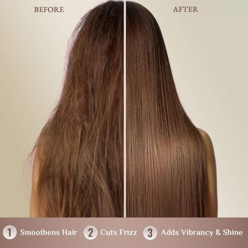 Richfeel Hair Repair Serum for Women  MenAll Hair Types for Frizzfree Smooth  Glossy Hair With Argan Oil  Vitamin E  60 ml - Image 5