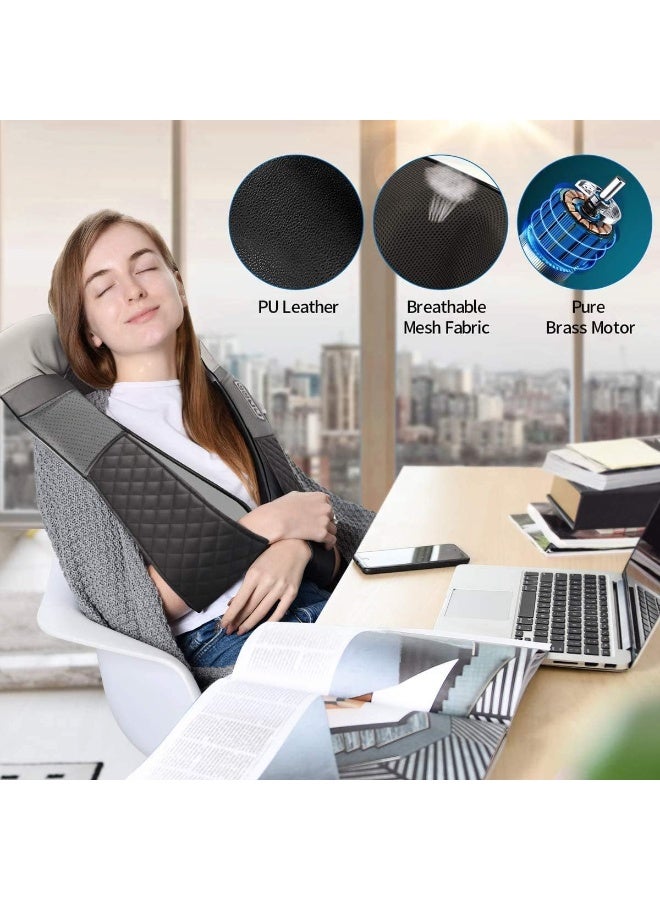 RENPHO Neck and Shoulder Massager with Heat [2025 Upgraded], Shiatsu Cervical and Back Massager, 3D Electric Deep Tissue Massage, True Relaxation for Neck and Shoulders, Birthday Gifts for Men - Image 4