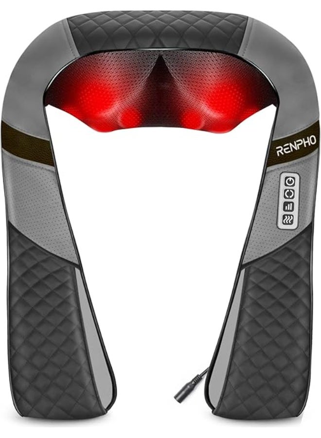 RENPHO Neck and Shoulder Massager with Heat [2025 Upgraded], Shiatsu Cervical and Back Massager, 3D Electric Deep Tissue Massage, True Relaxation for Neck and Shoulders, Birthday Gifts for Men - Image 1