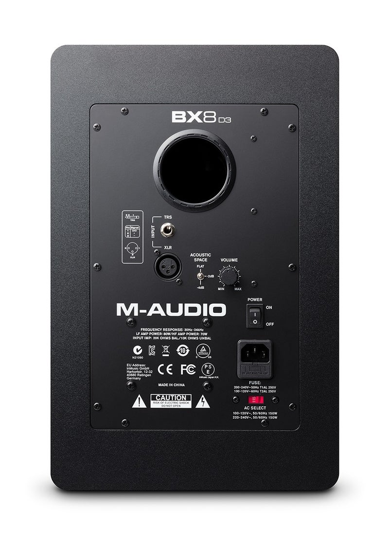 BX8 D3 8" Studio Monitors Pair